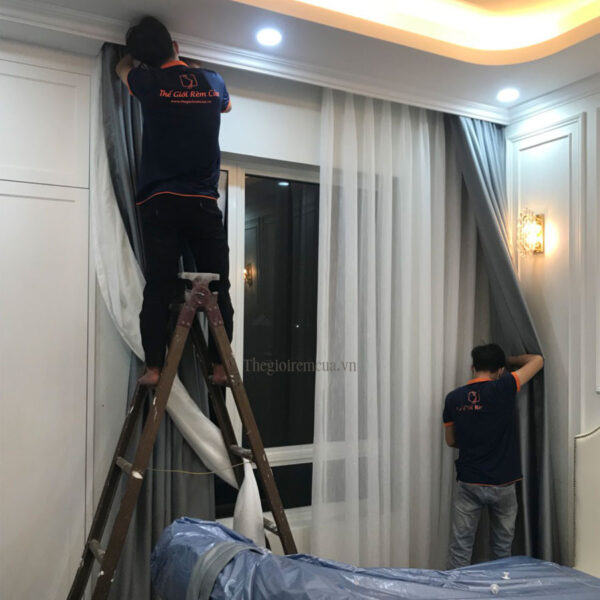 Rèm cửa vải chống nắng phòng ngủ giá tốt nhất