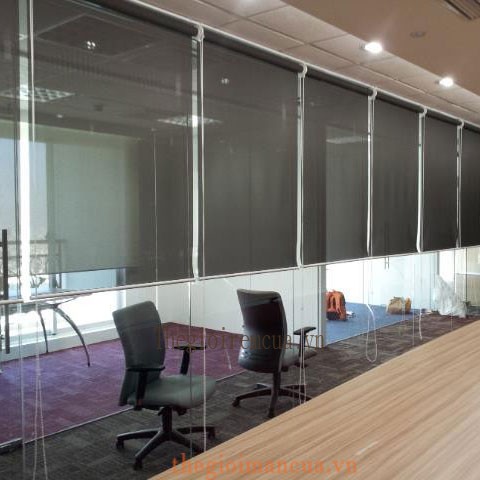 Rèm cuốn lưới lỗ kim cao cấp cho văn phòng