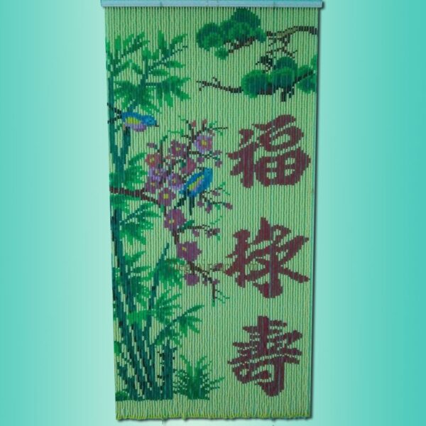 Rèm hạt nhựa tranh phúc lộc thọ