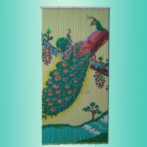 Rèm hạt nhựa tranh công tình mẫu tử