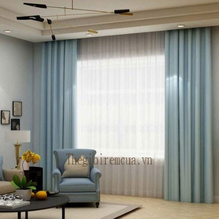 Những mẫu rèm 2 lớp phòng khách hiện đại sang trọng